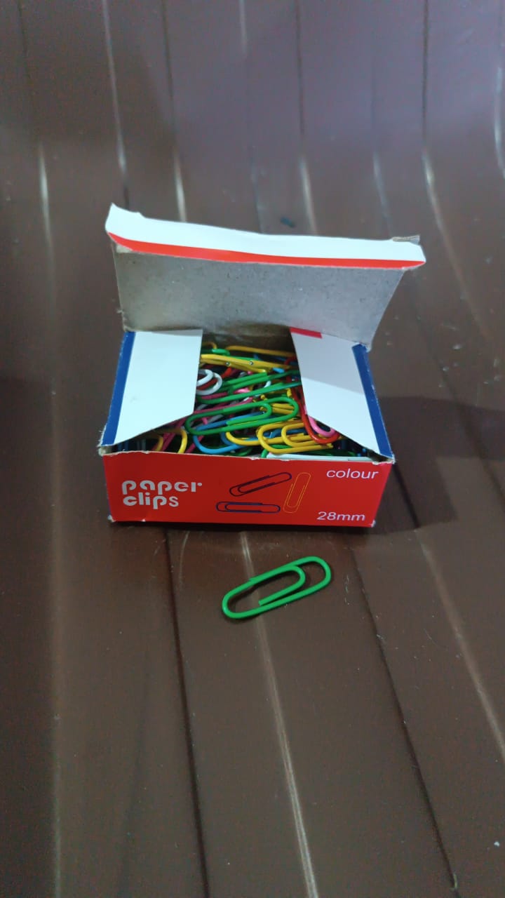 Metal U Shape Paper Pin / Clip 28 mm (100 Pcs Set) Variety Bazaar