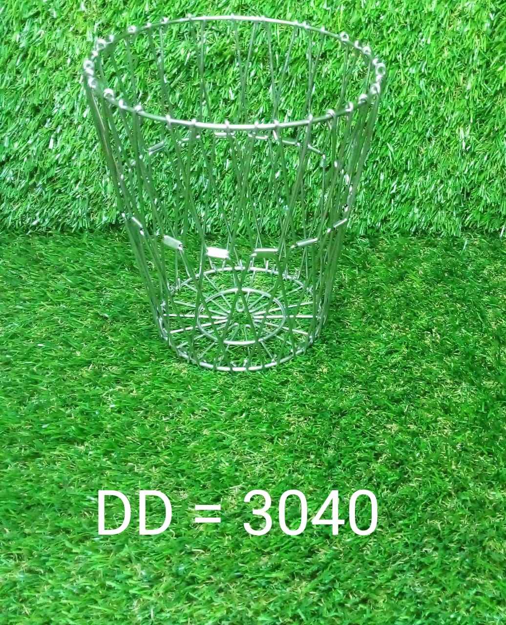 Multipurpose Fruit Basket Stainless Steel Wire Bowl Foldable Basket for Vegetable / Fruits / Dining