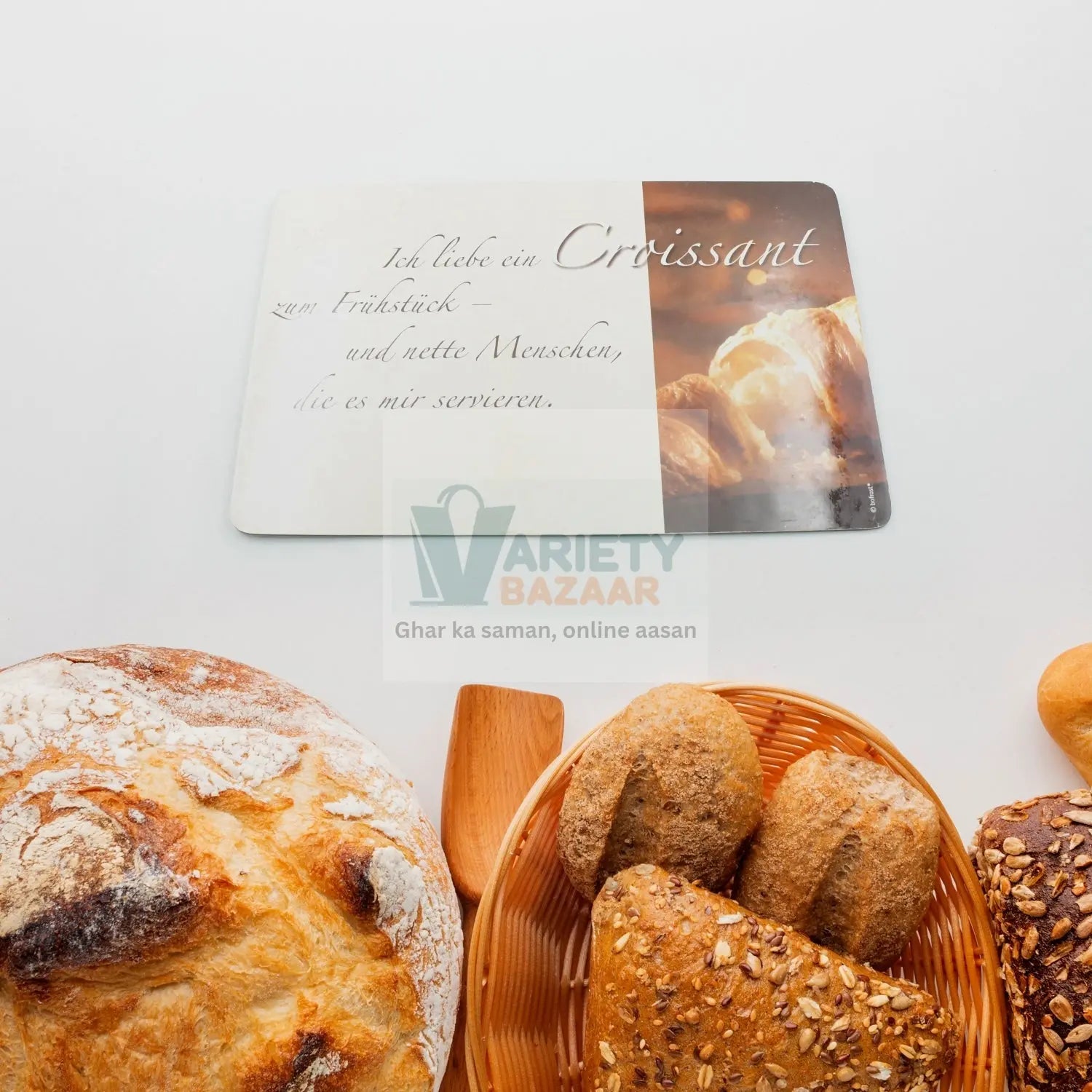 5850 Kitchen Chopping Board Household Cutting Board Knife Board Vegetable Cutting and Fruit Multi-purpose Plastic Vs Wooden Sticky Board Cutting board Travel Sahayak