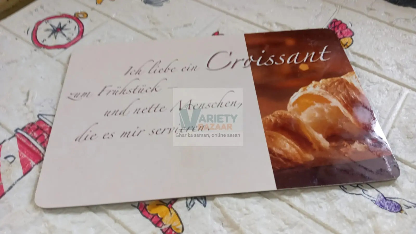 5850 Kitchen Chopping Board Household Cutting Board Knife Board Vegetable Cutting and Fruit Multi-purpose Plastic Vs Wooden Sticky Board Cutting board Travel Sahayak