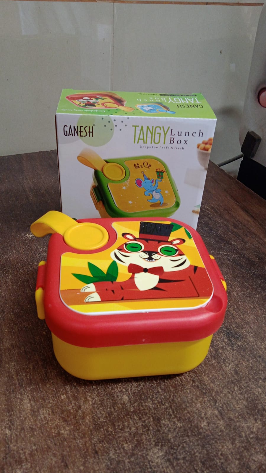 Ganesh Tangy Kids Stainless Steel Lunch Box Variety Bazaar
