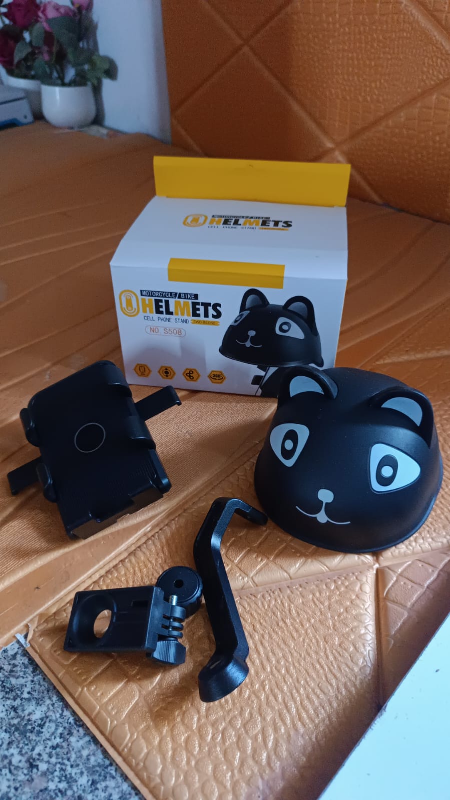 Sun Visor for Handlebar with Phone Holder for Bicycles and Motorcycles Variety Bazaar