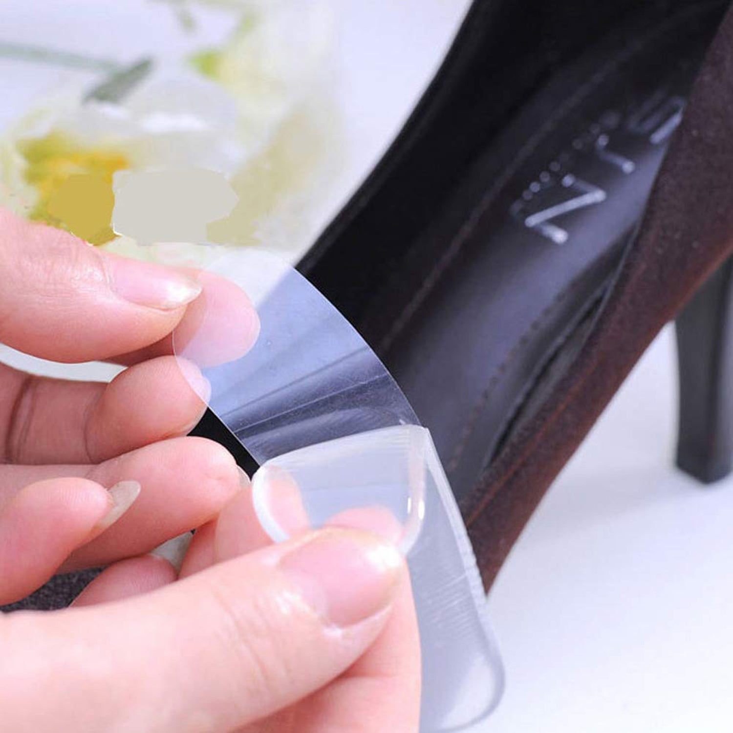 Fabric Sticky Shoe Back Heel Insoles Protector Liner Variety Bazaar