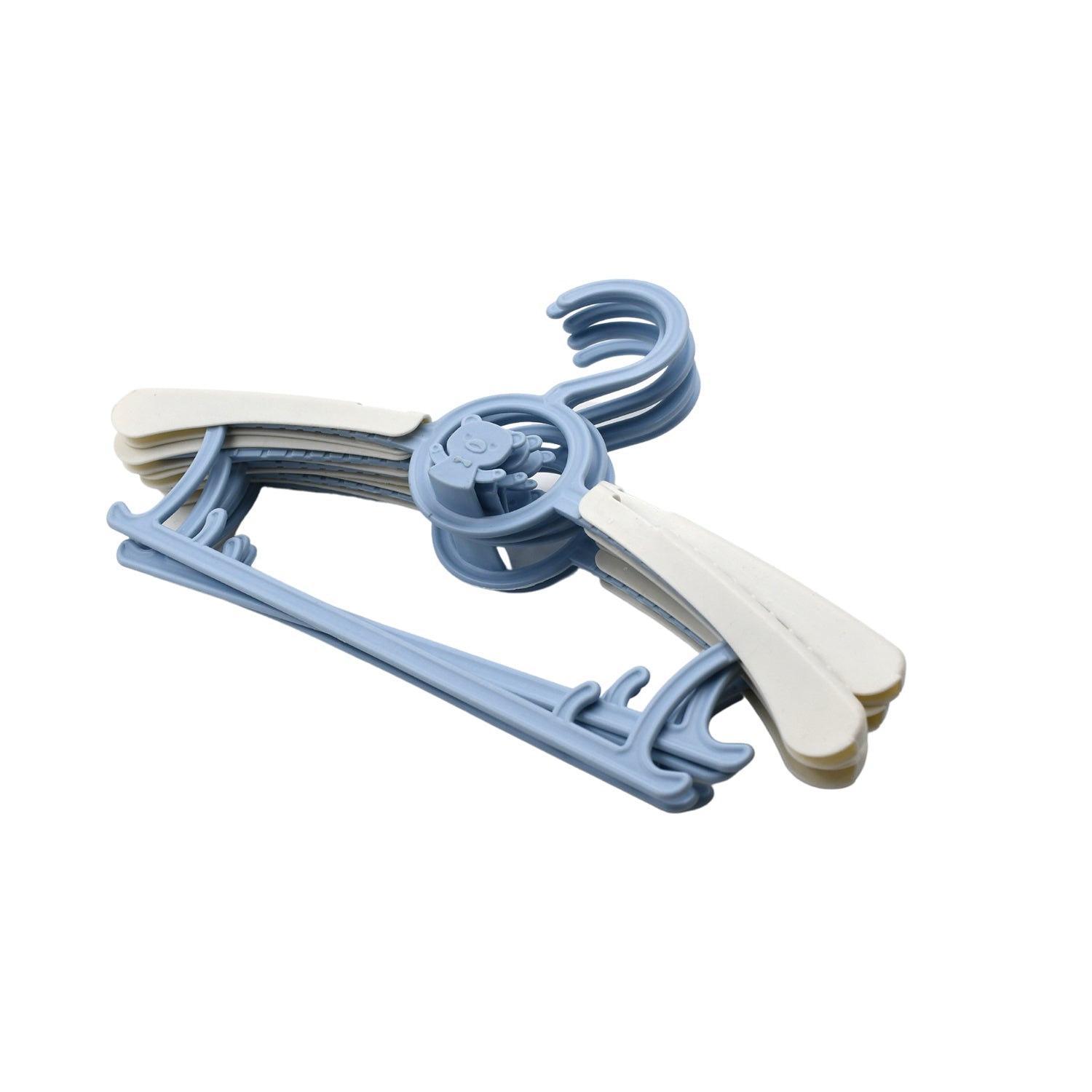 Large Adjustable Plastic Dress Hangers – Space-Saving & Lightweight (5 Pc) Variety Bazaar