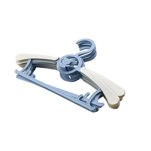 Large Adjustable Plastic Dress Hangers – Space-Saving & Lightweight (5 Pc) Variety Bazaar