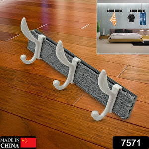 Wall Mounted Coat Hanger Rack – 6 Hooks for Clothes, Jackets & Hats Variety Bazaar