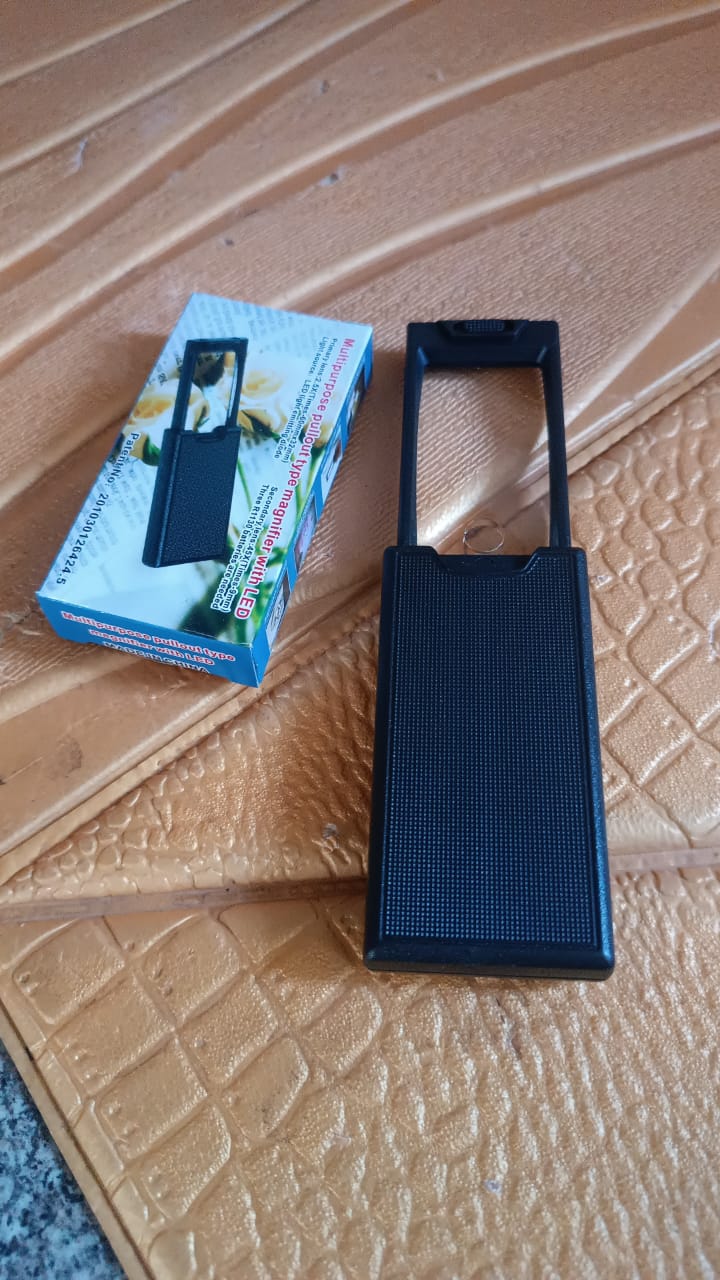 Multipurpose Extendable Magnifier with LED Magnifier (1 Pc) Variety Bazaar