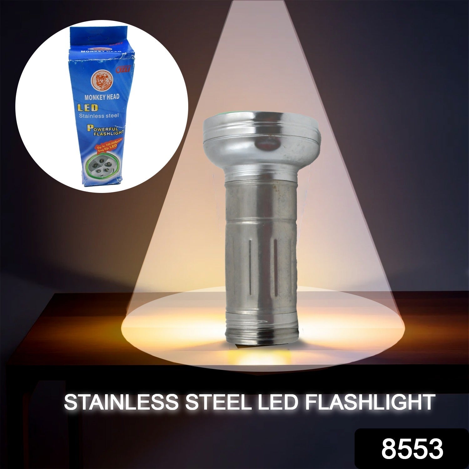 Nostalgic Flashlight,Flashlight Outdoor, Portable Nostalgic Simple Iron Outdoor Old-Fashioned Flashlight Variety Bazaar