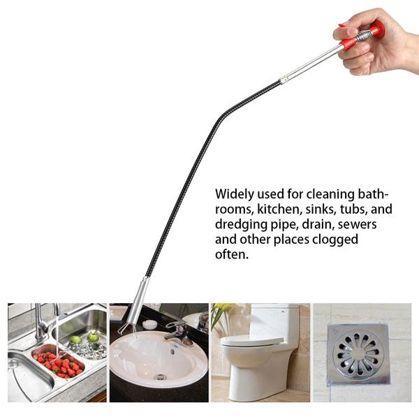 Metal Wire Brush Sink Cleaning Hook Sewer Dredging Device Variety Bazaar