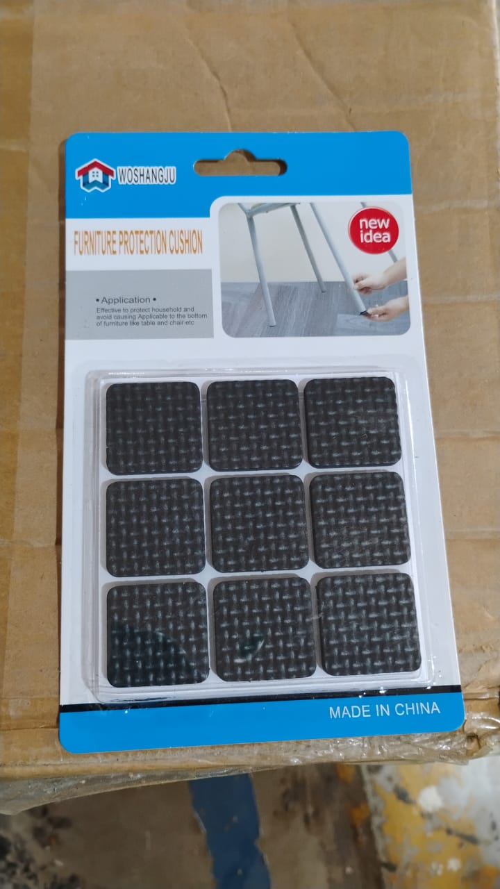 Self Adhesive Furniture Pads - Square (18 Pcs Set) Variety Bazaar