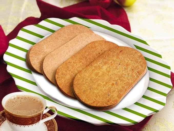 Maniarr's Plain Slim Bites Khakhra with14 Flavors (Combo Pack of 16), 790 Grams Wheat Khakhara, Healthy & Crispy, Low Carb Snack