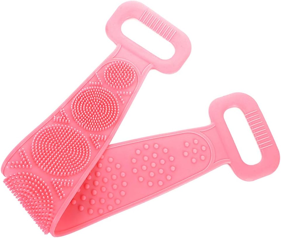 Eco-Friendly Silicone Shower Brush & Back Scrubber Towel Variety Bazaar