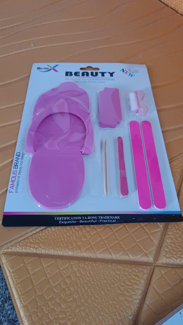 Personal Foot Care Tool Kit Pedicure Accessories Kit (9 Pcs Set) Variety Bazaar