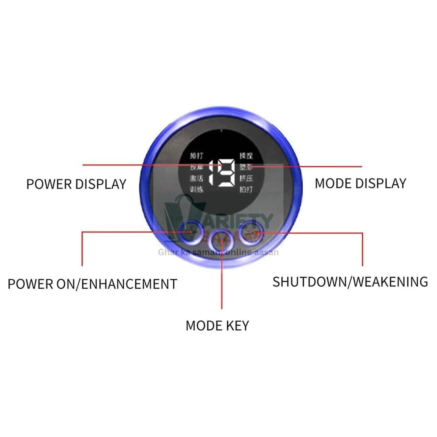 6204 Portable USB Neck Massager Electric Neck Massager Automatic Massage Enhancer Mini Cervical Massager EMS Lymphatic Drainage Massage with Cable Travel Sahayak