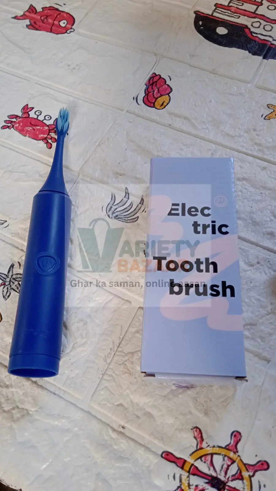 6217 Electric Toothbrush Battery Operate For Home & Travelling Use Travel Sahayak