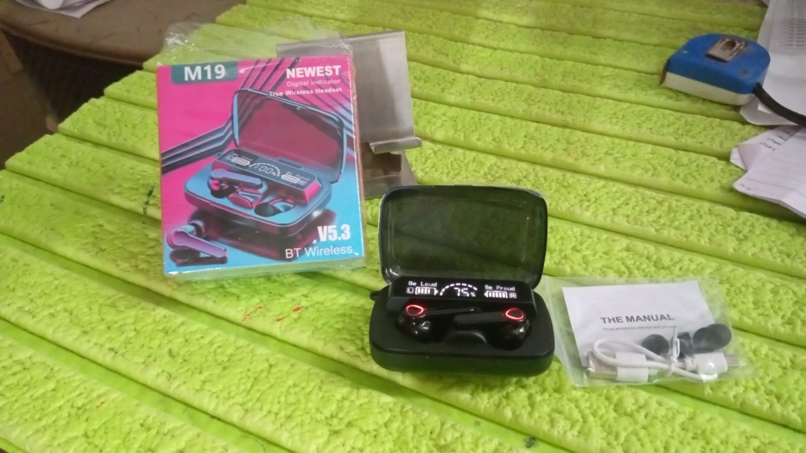 Wireless M19 Bluetooth Headphones True Wireless Airbuds Variety Bazaar