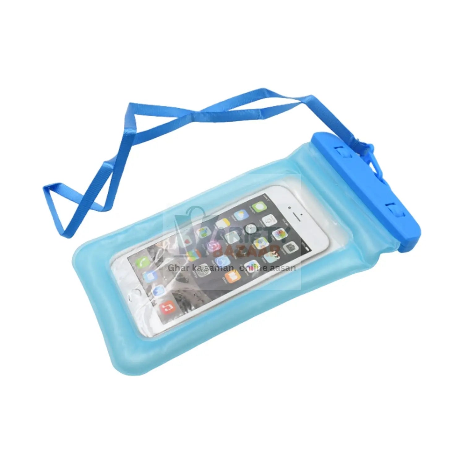 6386a Mix Color Waterproof Pouch Lock Mobile Cover Under Water Mobile Case Waterproof Mobile Phone Case, Waist Bag, Underwater Bag for Smartphone iPhone, Swimming, Rain Cover Camping For all Mobile. Travel Sahayak