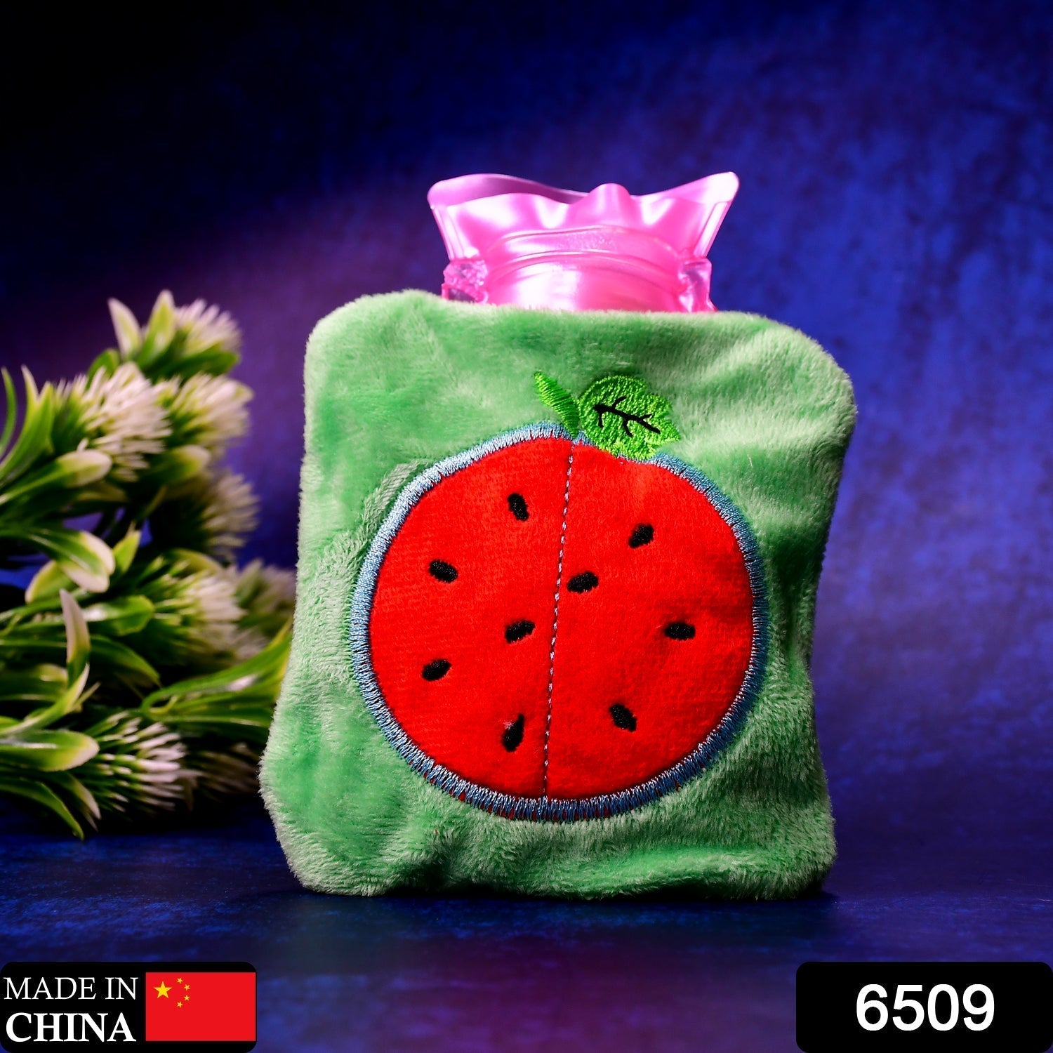 Watermelon Small Hot Water Bag with Cover – Pain Relief Warmer Variety Bazaar