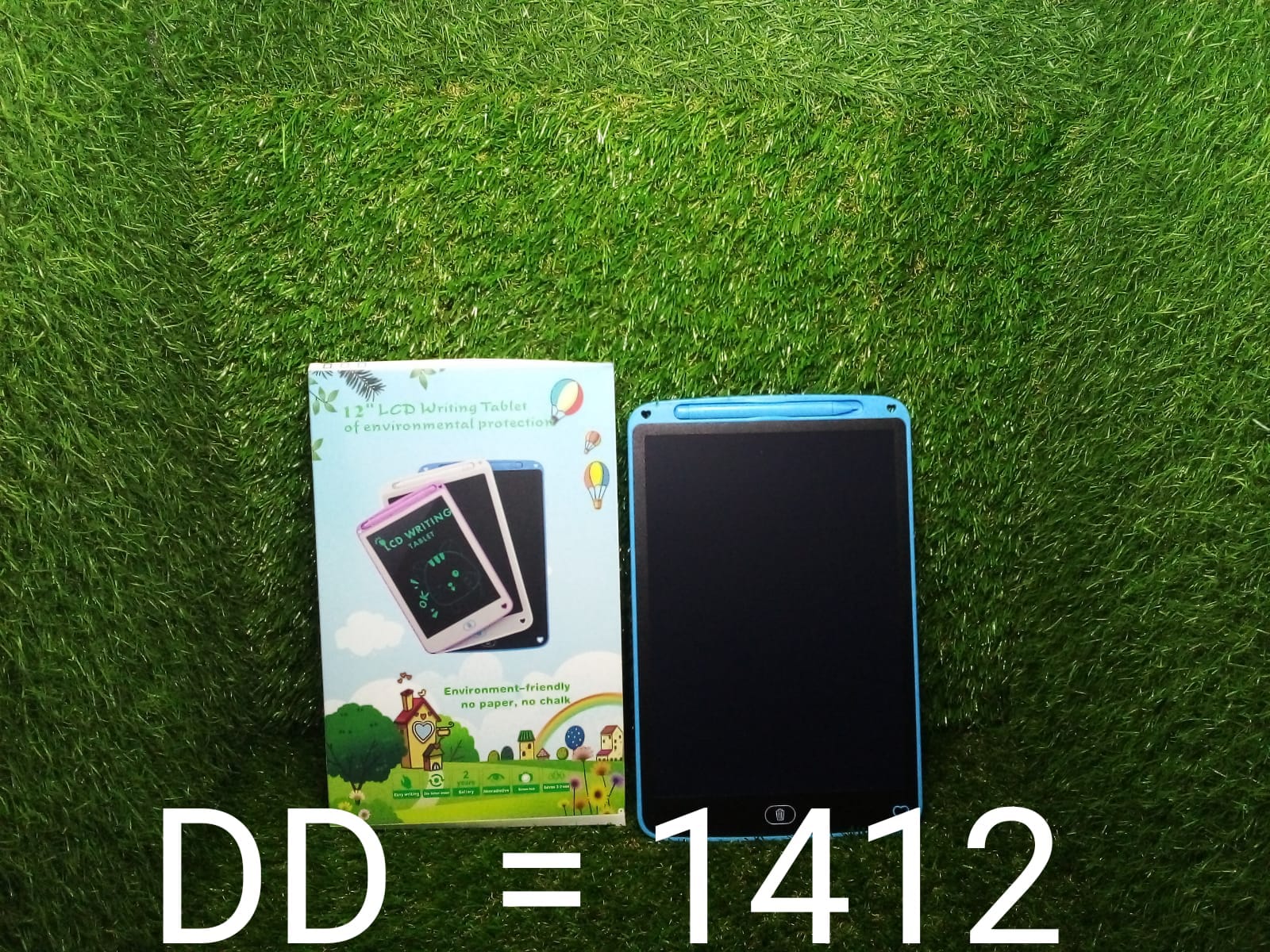 Portable LCD Writing Board Slate Drawing Record Notes Digital Notepad with Pen Handwriting Pad Paperless Graphic Tablet for Kids 12 inch Variety Bazaar