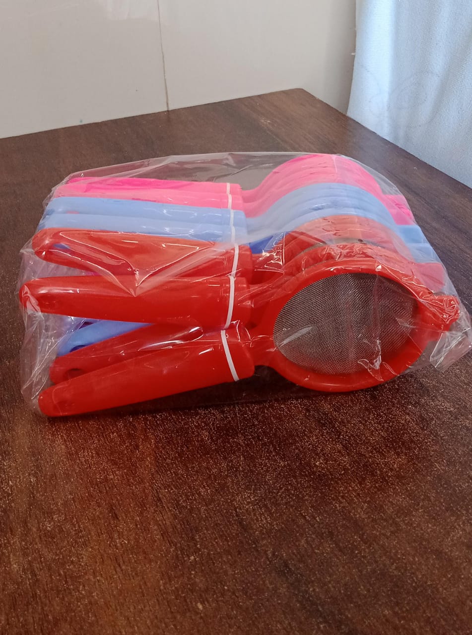 Plastic Multipurpose Tea and Coffee Strainer (Pack of 12 Pcs) Variety Bazaar