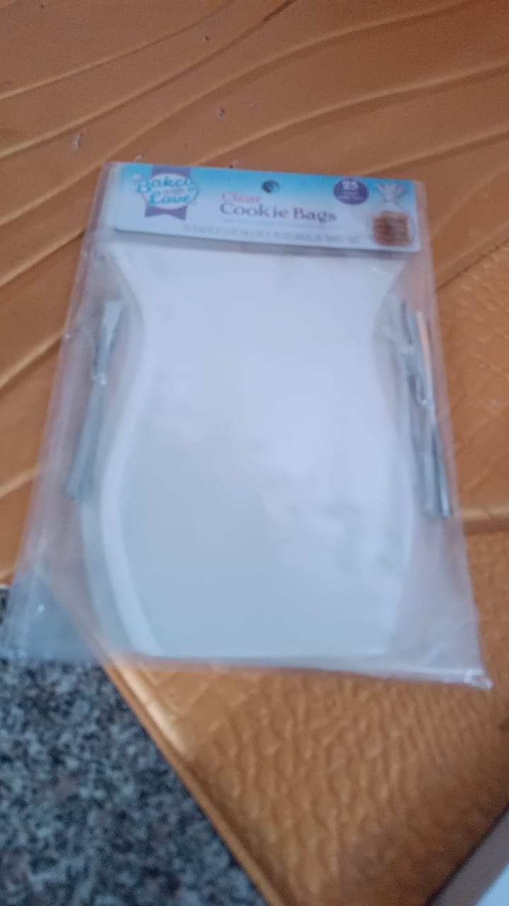 Clear Cookie Bags, Gift Bag Clear Flat Treat Bags (50 Pc Set) Variety Bazaar