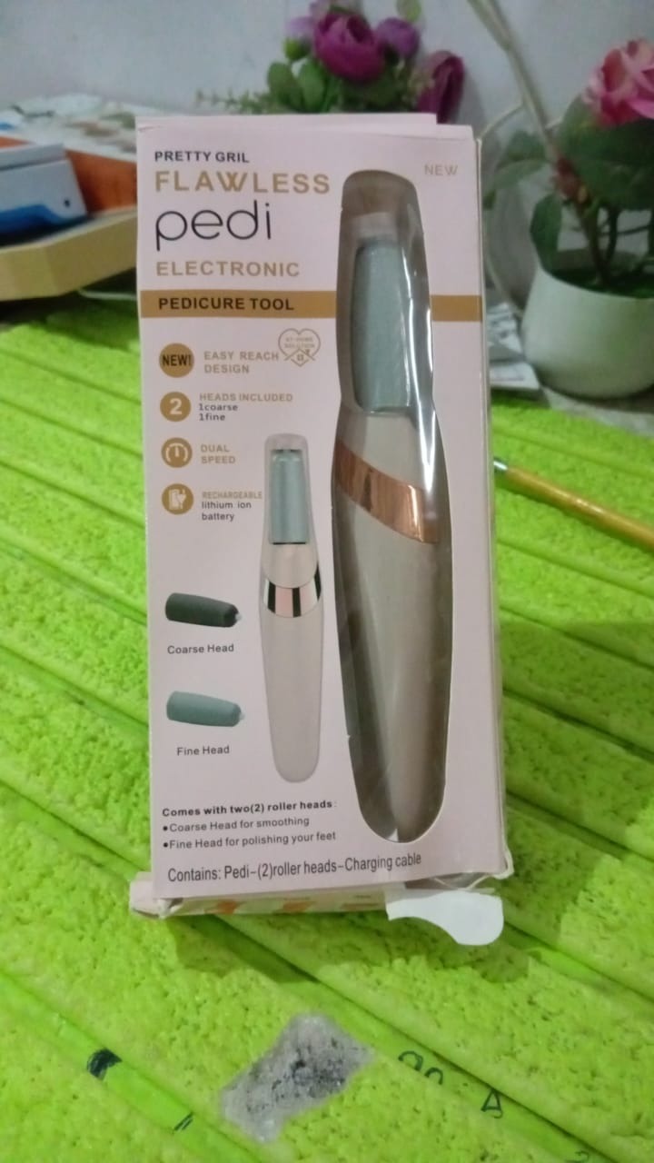 Flewless Pedi Electronic Pedicure Tool (1 Set) Variety Bazaar