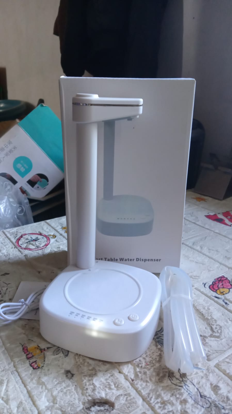 USB Charging Desktop Water Dispenser – Smart One Button Operation, Portable Water Pump for Home & Office Variety Bazaar