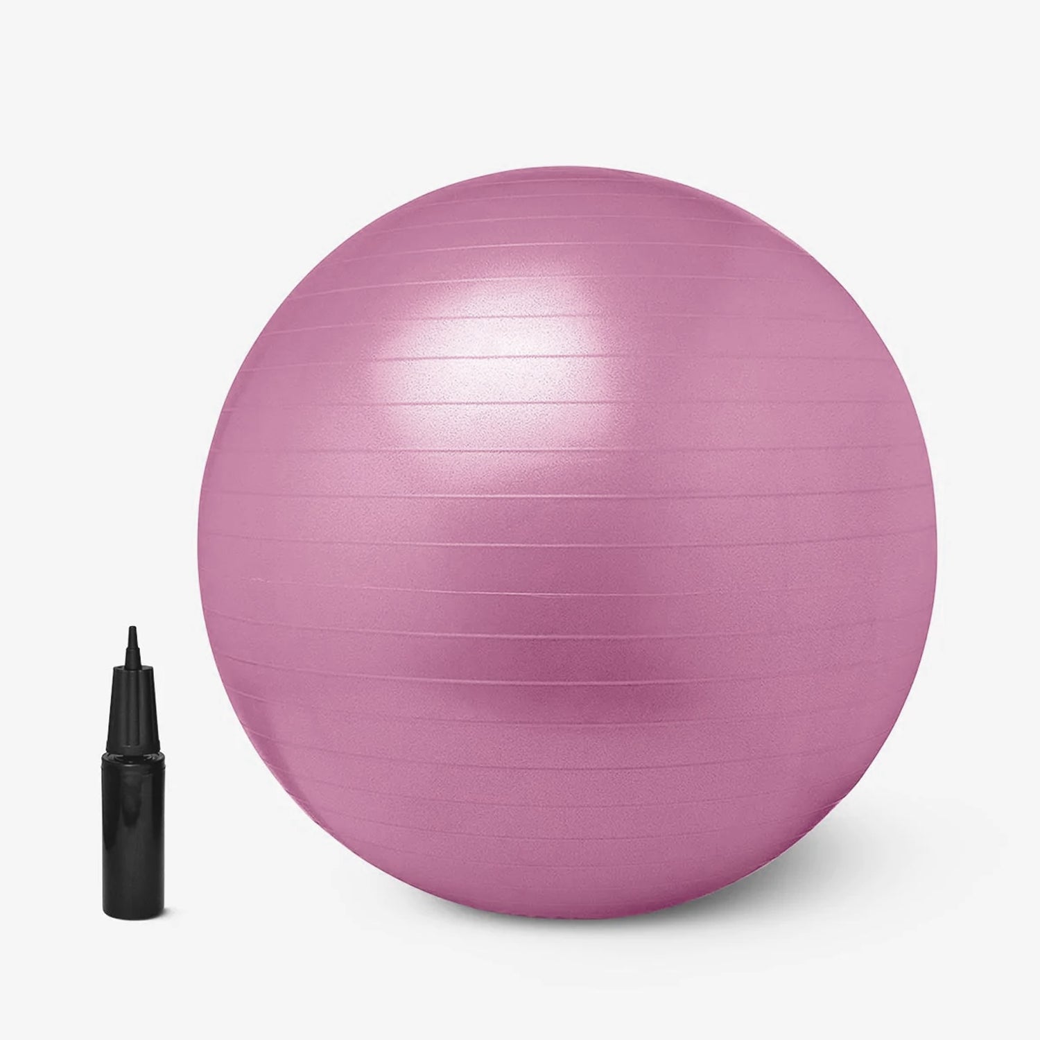 Anti Burst 65 cm Exercise Ball with Inflation Pump, Non-Slip Gym Ball, for Yoga, Pilates, Core Training Exercises at Home and Gym- Suitable for Men and Women Variety Bazaar