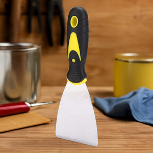 Putty Knife Set with Soft Rubber Handle (1 Pc) Variety Bazaar