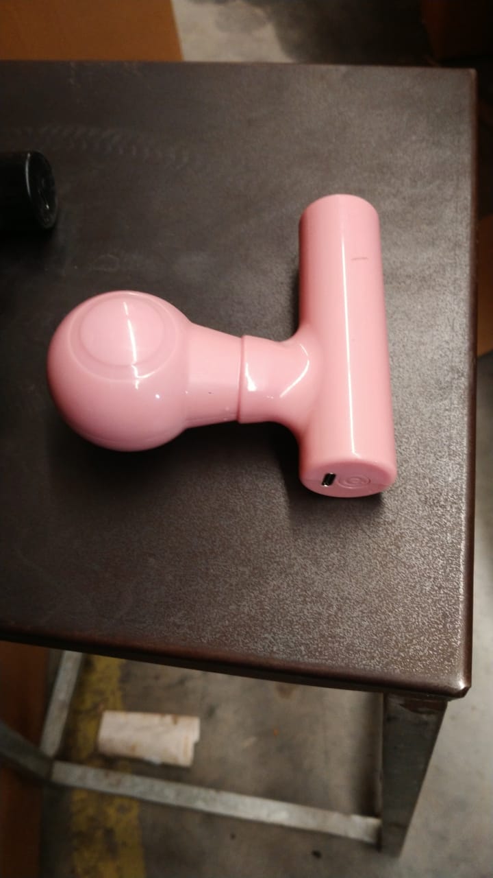 Black Mini Pocket Size Massager, Full Body Massager, Cordless One Button Operation for Body Pain & Relaxation Variety Bazaar