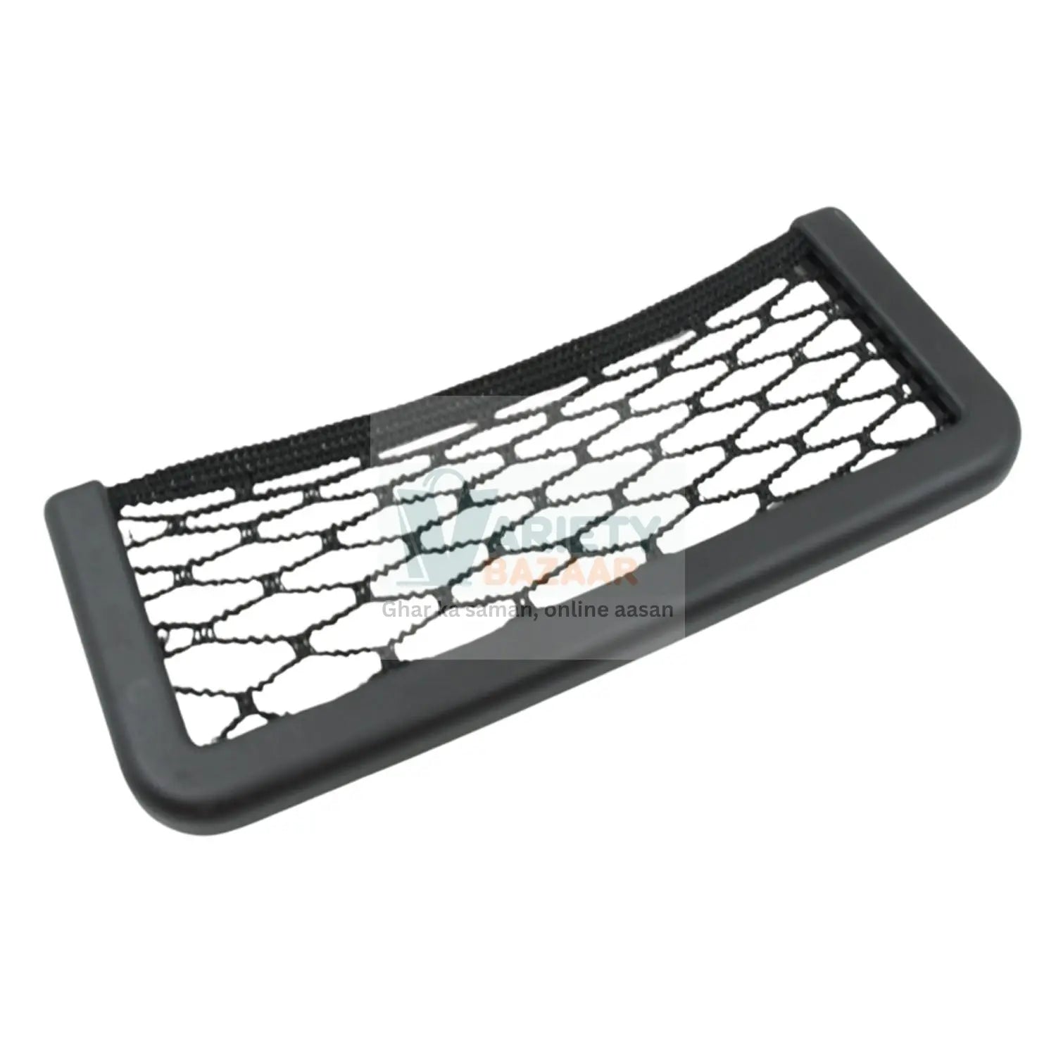 7564 Car Storage Organize Car String Bag Car Seat Side Storage, Net Bag Mesh Pocket Organizer Stick-on for Purse Bag Phone, Special Adhesive Car Mesh Storage for Car for Interior Organizer Travel Sahayak