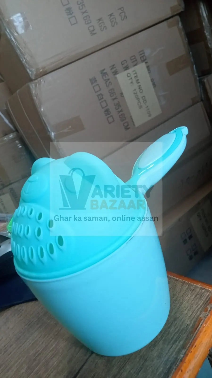 7697 Baby Shampoo Shower Cup Safe Soft Bathing Water Scorpion Baby Bath Tumbler Hair Washing Mug Rainer Travel Sahayak