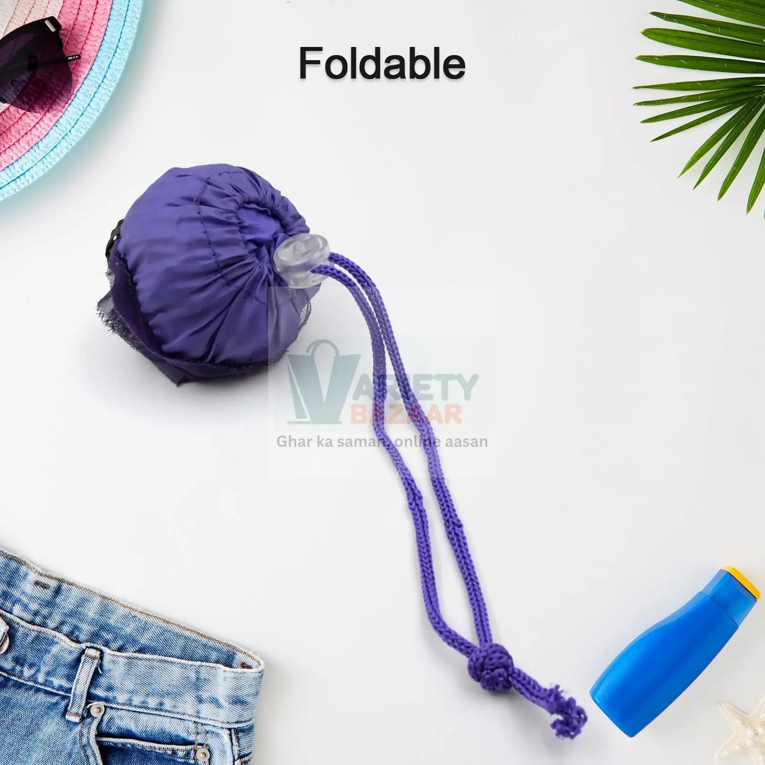 7741 Foldable Bag Cute Rose Shape Cover Reusable bag Naylon Bag Nylon Shopping Carry Bags Large Reusable Foldable Bag, Eco Friendly Shopping, Folds to Pocket Size, Tote Grocery Shoulder Handbag Travel Bag (1Pc) Travel Sahayak