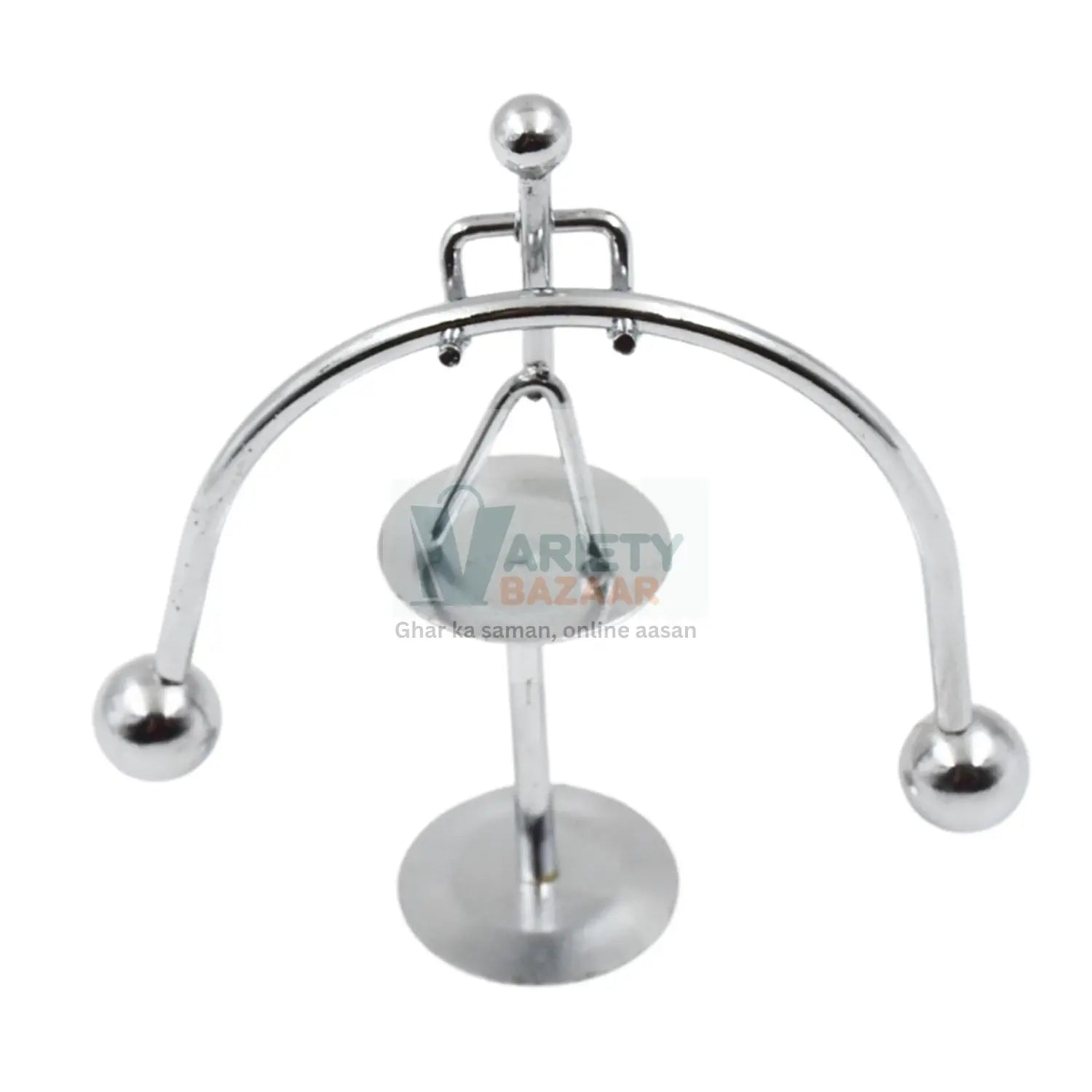 7850 Mini Steel Balance Toy, Small Weightlifter Mold Desk Decor Metal Craft Perpetual Balance Art Education Motion Toy Figurine Home Office Decoration Birthday Gift (1 Pc) Travel Sahayak