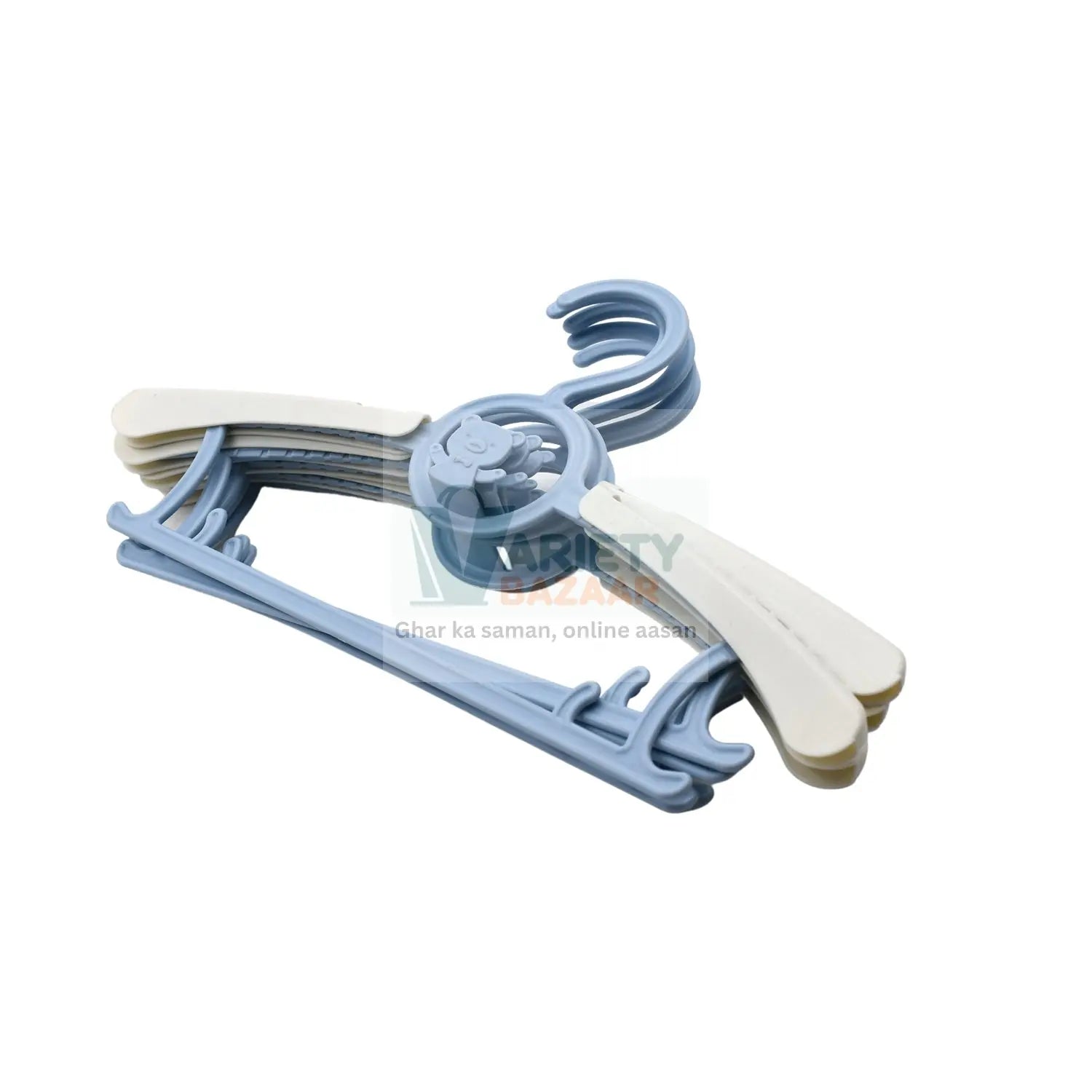 7874 Large Dress Hanger Plastic Adjustable Child, Plastic Hangers Space Saving Lightweight Hangers, for Clothes, Coat, Shirt, Closet Cloth Hangers Ideal (5pc) Travel Sahayak