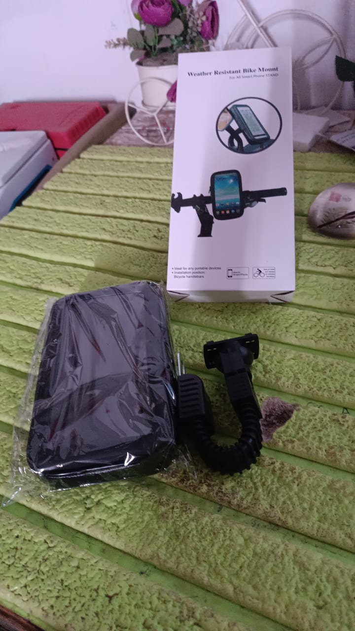 Phone Holder Case Weather Resistant Bike Mount (1 Pc) Variety Bazaar