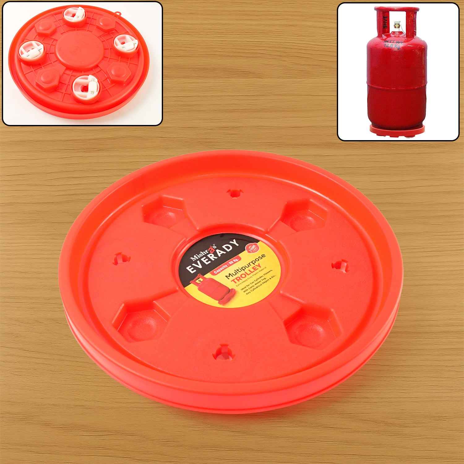 Mishras 5-piece Multipurpose Lpg Kitchen Combo Set With Gas Pipe Cylinder Trolley Knife Lighter Peeler