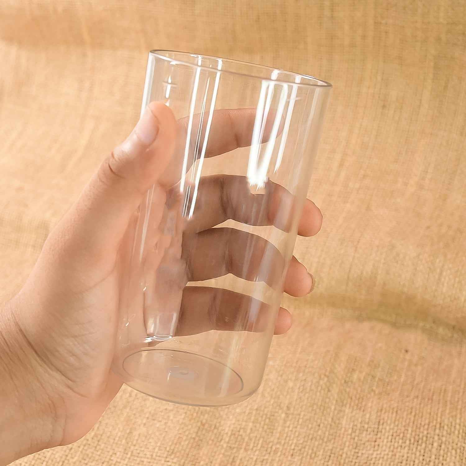 Apex Clear Plastic Tumbler Glass Set 6-piece Unbreakable