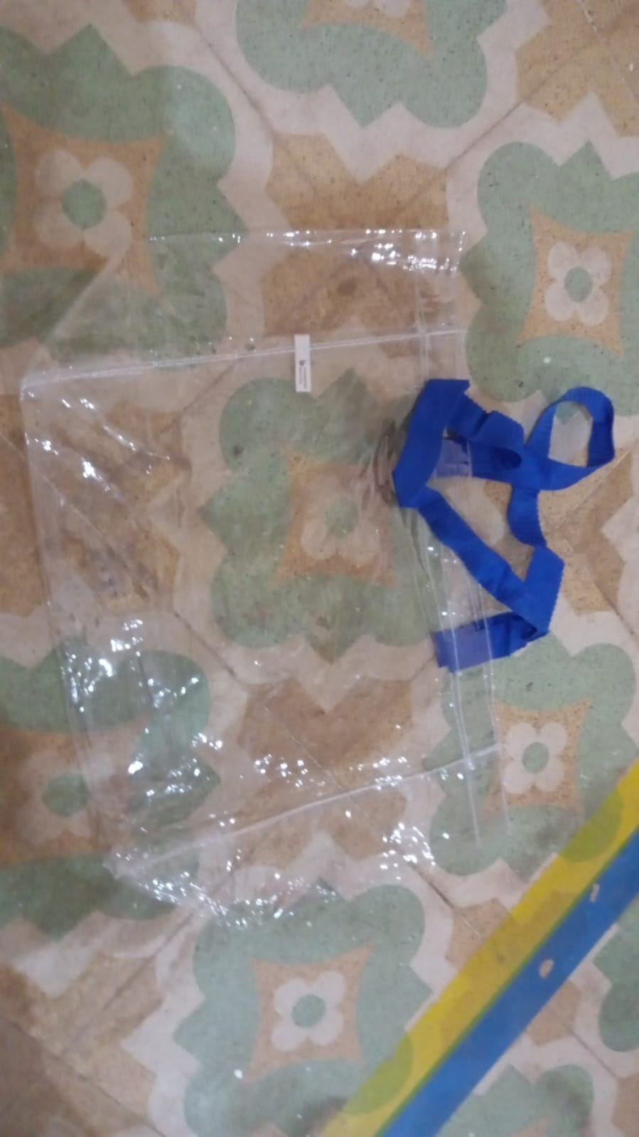 Multifunction Transparent Bag With Handle Bag (45×30×14 CM / 1 pc) Variety Bazaar