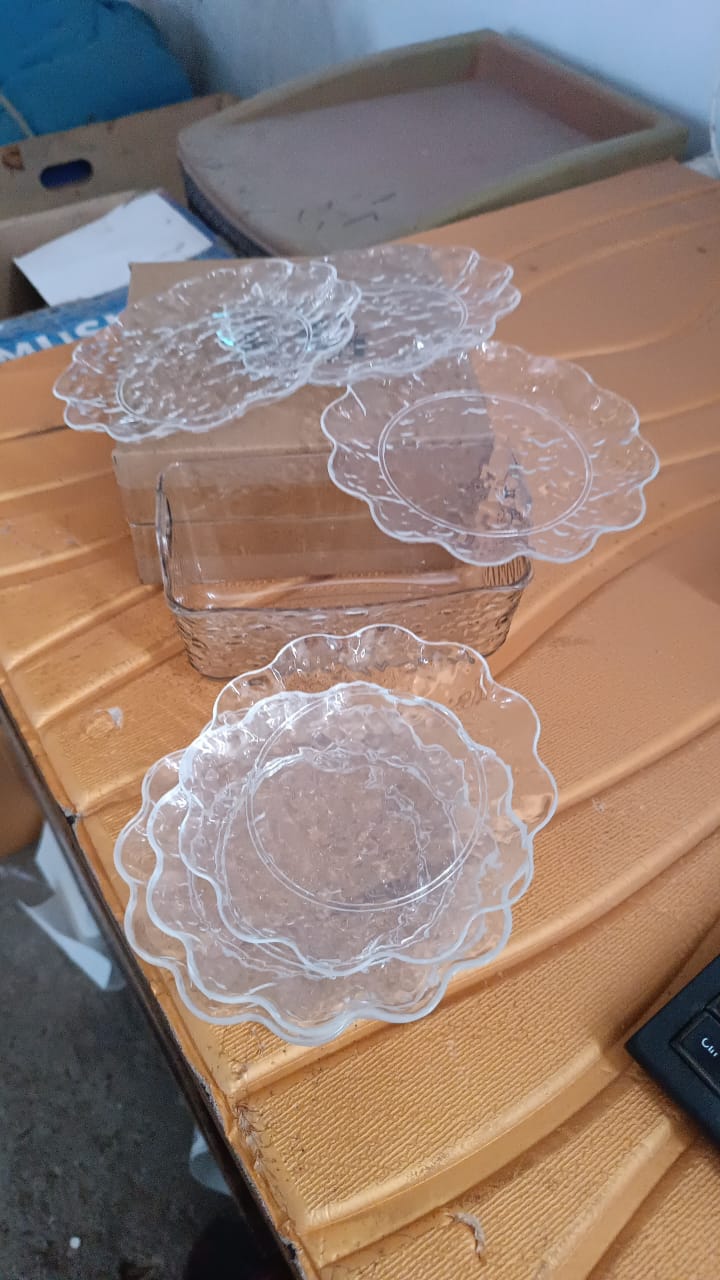 9 in 1 Plastic Bowl With Serving Tray / Plates Set Variety Bazaar