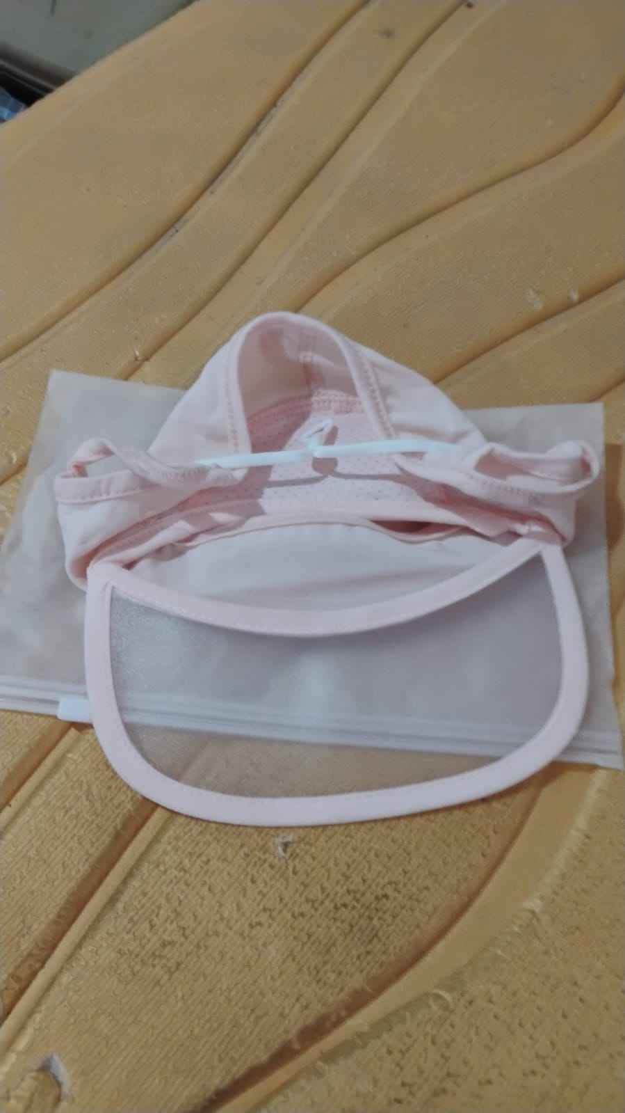 Women's Full Face UV Protection Cap with Built-in Mask and Wide Brim Visor – Breathable (1 Pc)