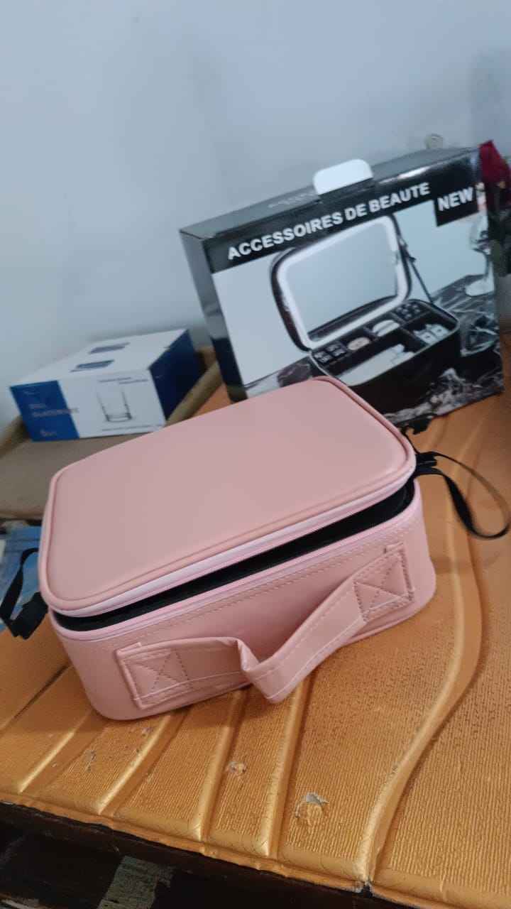 Premium LED Light Makeup Organizer Box