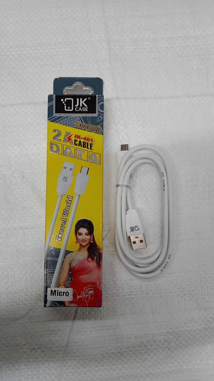 JK 2A Fast Charging for android, Micro Cable (1000 mm) Variety Bazaar