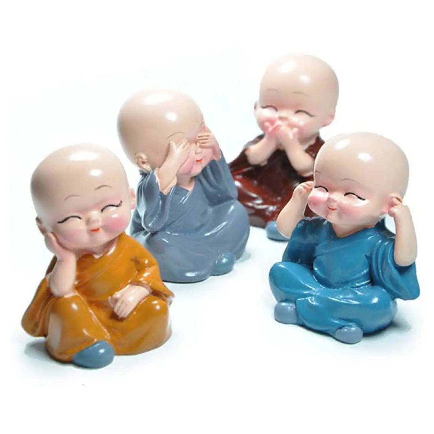 4781 baby buddha 4Pc and show piece used for house, office and official decorations etc. - varietybazaar.co.in