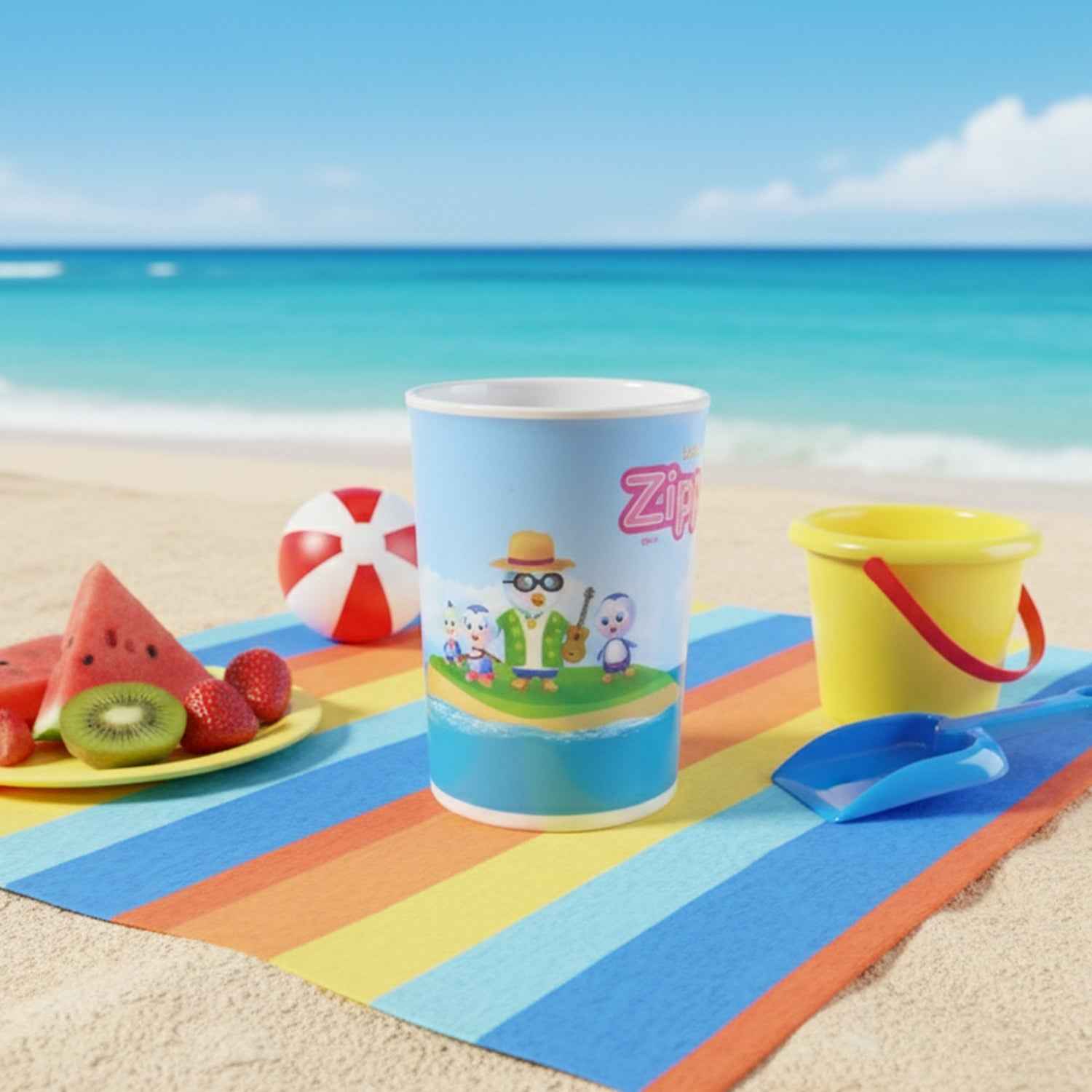 Cute Cartoon Melamine Drinking Glass (Approx 250ml 1 Pc)