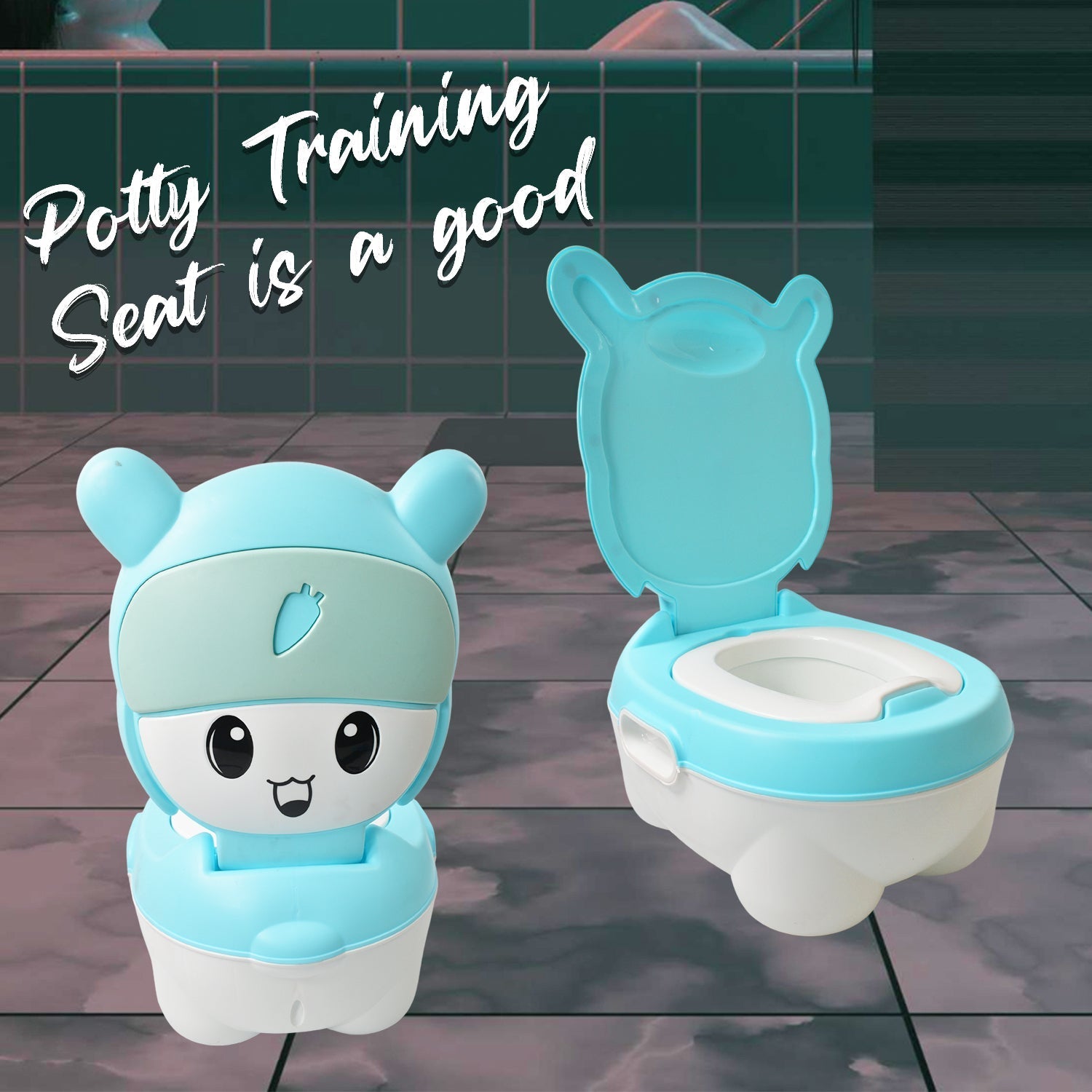 Baby Potty Toilet Baby Potty Training Seat Baby Potty Chair for Toddler Boys Girls Potty Seat for 1+ year child (Mix Design) Variety Bazaar