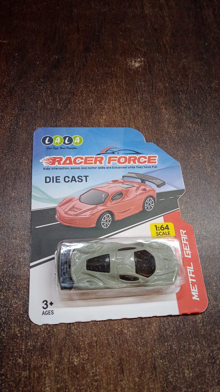 Metal Mini Car Toy, Free Wheel Toy Vehicle (Multicolor / 1 Pc) Variety Bazaar