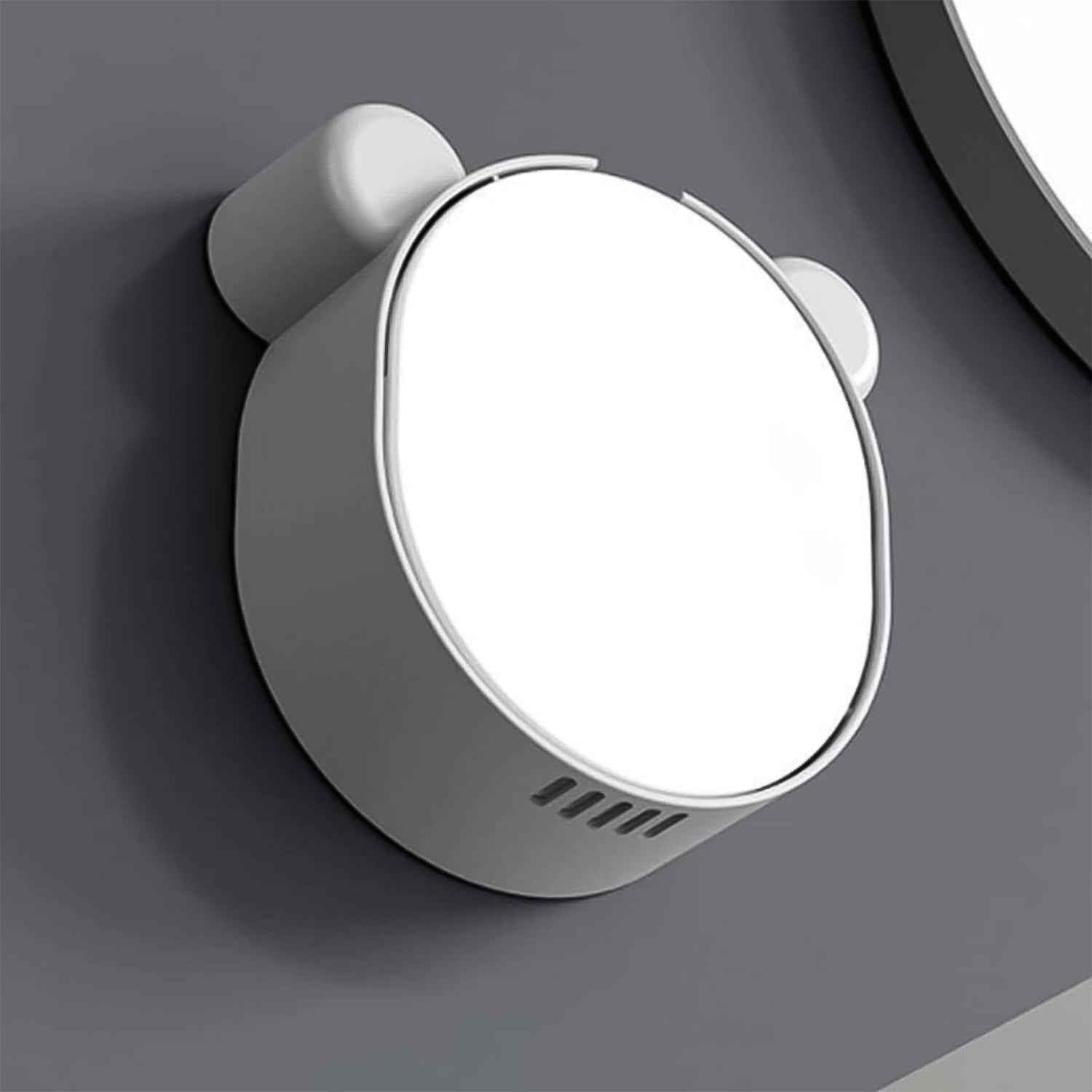 Plastic Cute Panda Soap Box Wall Mounted Flip-top Drain Soap Case (1 Pc)