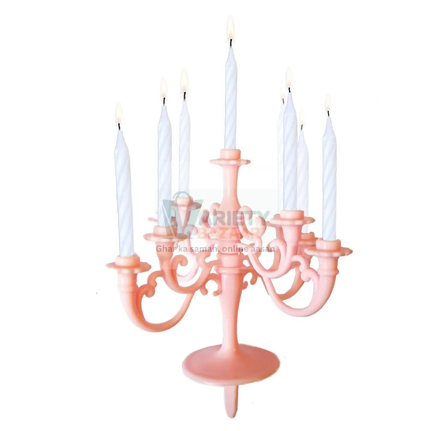 8353 Luxury Birthday Candles, Special Cake Candles Stand, Party and Event Unique Candle, Cake Topper with 9 Candles, Cake Candle Holders, Cake Decorations, Romantic Propose Candles Travel Sahayak