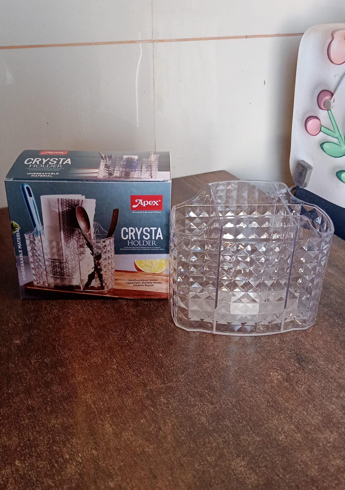 Apex Crysta Multipurpose Organizer Holder (1 Pc) Variety Bazaar